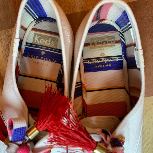 Keds x Kate Spade New York sneakers w/tassel laces - Picture 6 of 7
